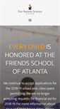 Mobile Screenshot of friendsschoolatlanta.org
